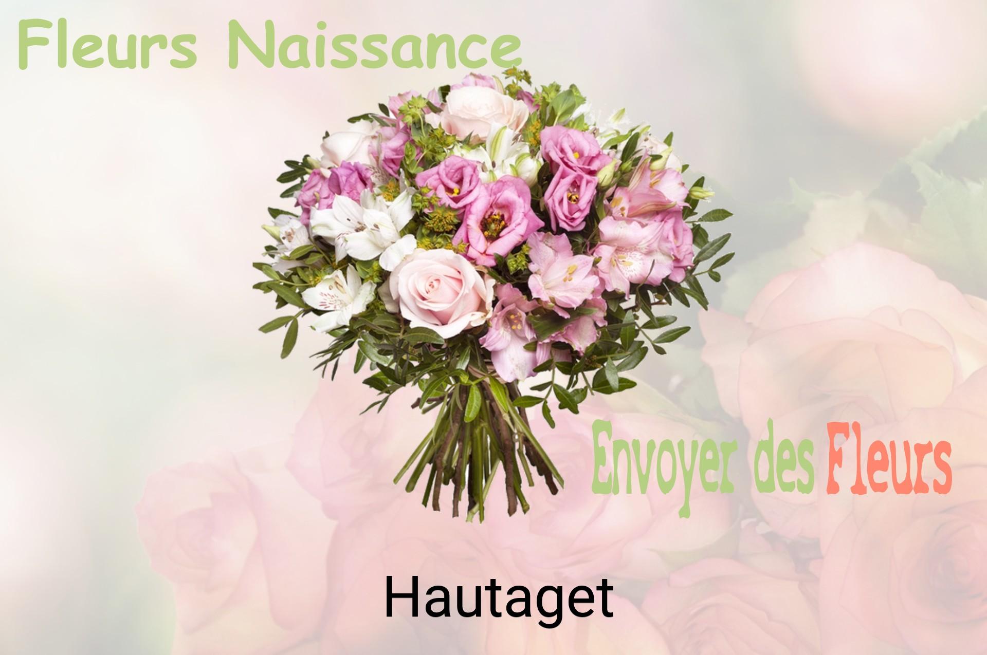 Bouquet de fleurs de naissance livré à Hautaget
